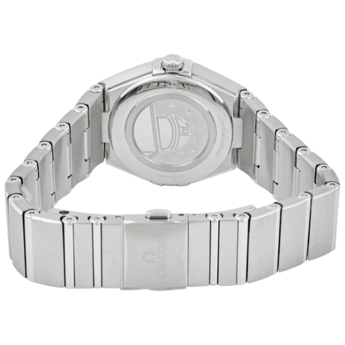 OMEGA 12310276057003 CONSTELLATION QUARTZ 27MM STEEL BLACK MOP 12 DIAMONDS