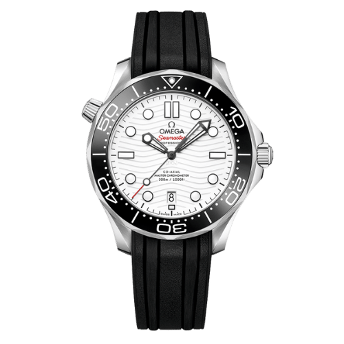 OMEGA 21032422004001 SEAMASTER DIVER 300M 42MM RUBBER WHITE