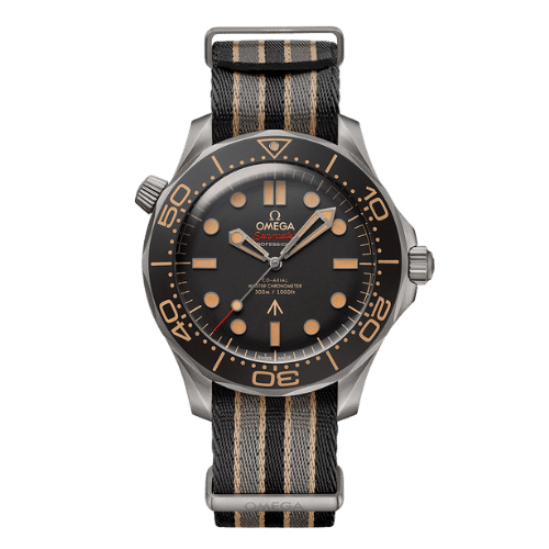 OMEGA 21092422001001 SEAMASTER DIVER 300M 007 EDITION NATO STRAP BROWN