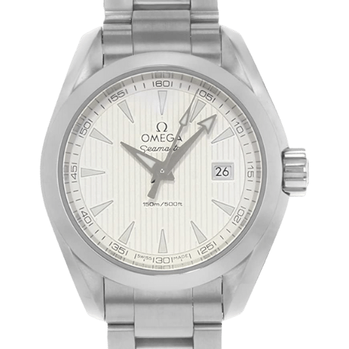 OMEGA 23110306002001 SEAMASTER AQUA TERRA QUARTZ 30MM STEEL WHITE IND