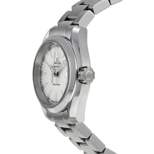 OMEGA 23110306002001 SEAMASTER AQUA TERRA QUARTZ 30MM STEEL WHITE IND