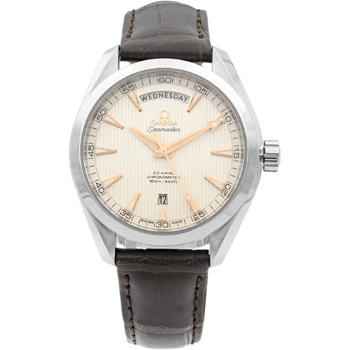 OMEGA 23113422202001 SEAMASTER AQUA TERRA AUTOMATIC 41,5MM LEATHER WHITE IND