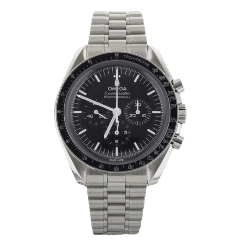 OMEGA 31030425001001 SPEEDMASTER MOONWATCH STEEL BLACK