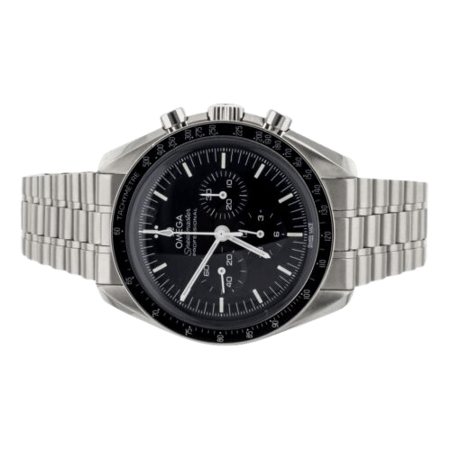 OMEGA 31030425001001 SPEEDMASTER MOONWATCH STEEL BLACK