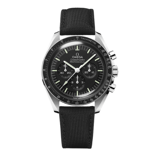 OMEGA 31032425001001 SPEEDMASTER MOONWATCH NYLON STRAP BLACK