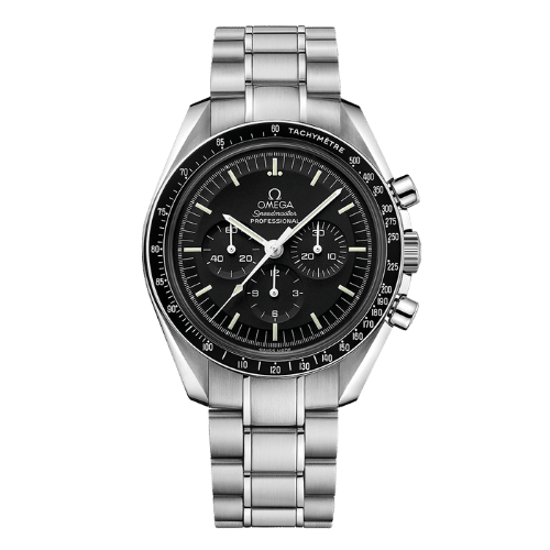 OMEGA 31130423001006 SPEEDMASTER MOONWATCH STEEL BLACK