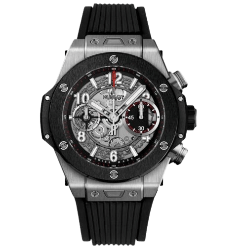 HUBLOT 441.NM.1170.RX BIG BANG UNICO 42 RUBBER MATTE BLACK DIAL