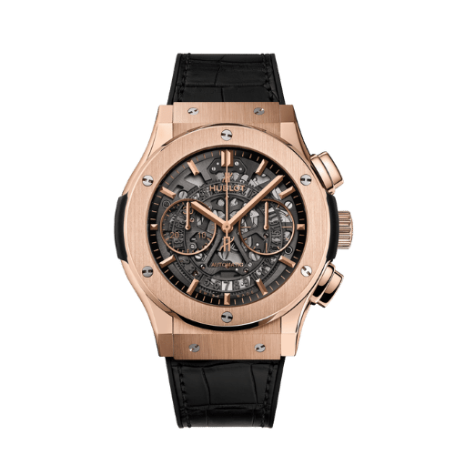 HUBLOT 525.OX.0180.LR AEROFUSION KING GOLD LEATHER SAPPHIRE