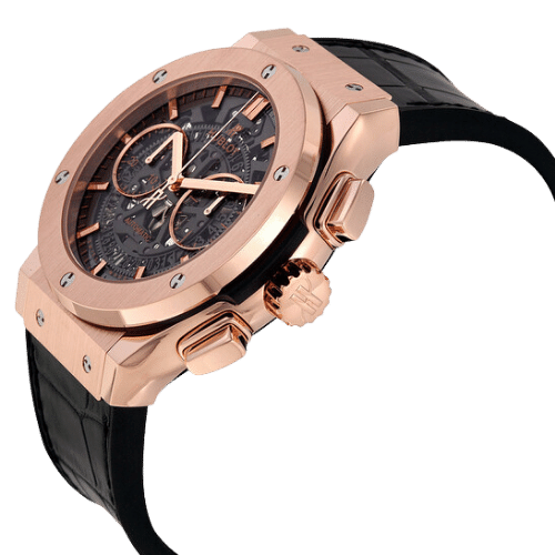 HUBLOT 525.OX.0180.LR AEROFUSION KING GOLD LEATHER SAPPHIRE
