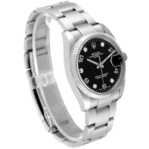 ROLEX 115234 DATE OYSTER BLACK IND