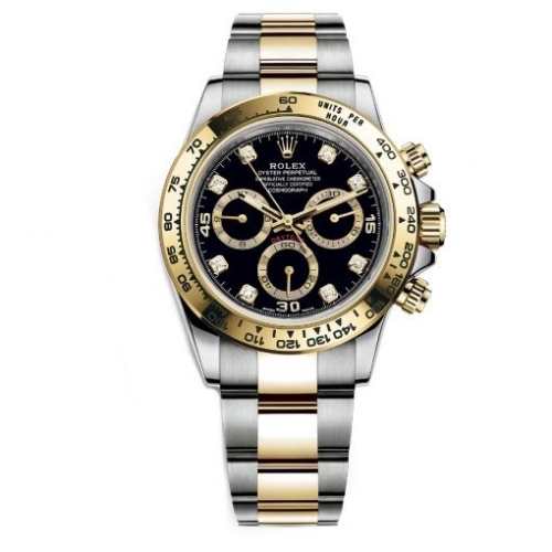 ROLEX 116503 DAYTONA OYSTER BLACK 8 DIAMONDS