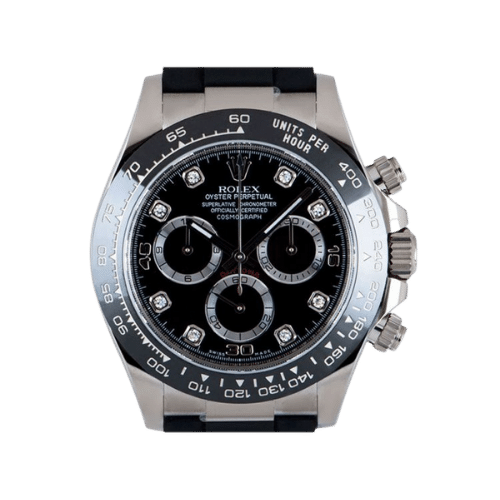 ROLEX 116519LN DAYTONA OYSTERFLEX BLACK 8 DIAMONDS