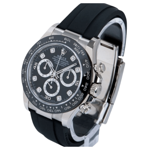 ROLEX 116519LN DAYTONA OYSTERFLEX BLACK 8 DIAMONDS