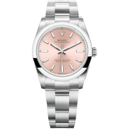 ROLEX 124200 OYSTER PERPETUAL 34 OYSTER PINK IND
