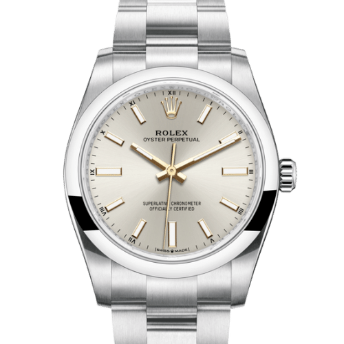 ROLEX 124200 OYSTER PERPETUAL 34 OYSTER SILVER IND