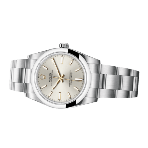ROLEX 124200 OYSTER PERPETUAL 34 OYSTER SILVER IND