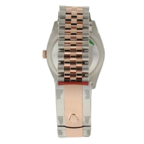 ROLEX 126231 DATEJUST 36 JUBILEE BLACK 10 DIAMONDS