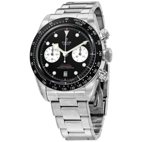 TUDOR 79360N BLACK BAY CHRONO STEEL BLACK SILVER