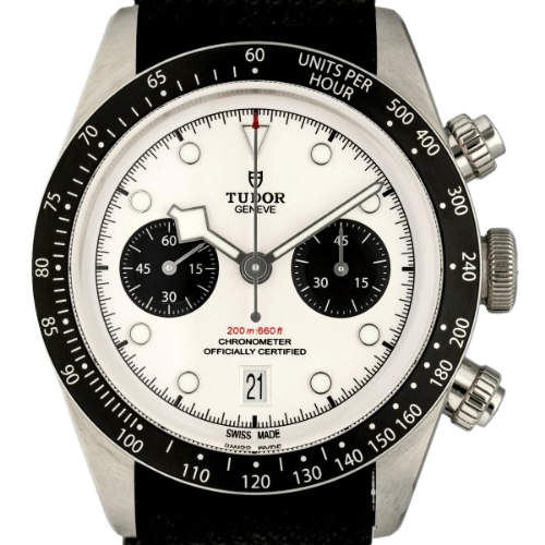 TUDOR 79360N BLACK BAY CHRONO STEEL BLACK SILVER