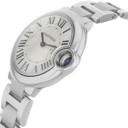 Cartier WSBB0044 BALLON BLEU 33MM STEEL WHITE