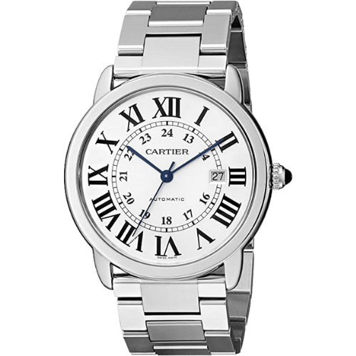 Cartier WSRN0035 RONDE MUST 40MM STEEL WHITE